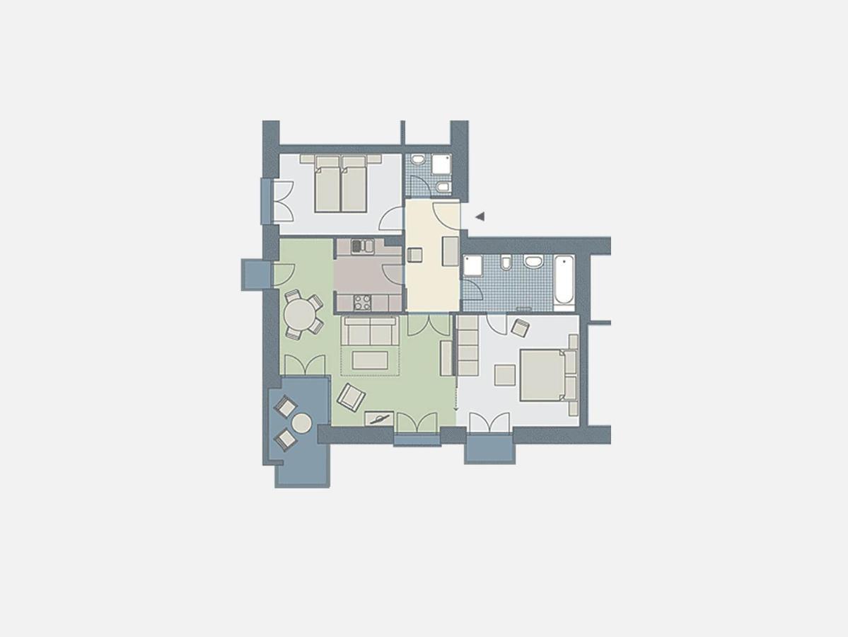 Kaiservillen Heringsdorf - Ferienwohnung Mit 2 Schlafzimmern Und Balkon D202 エクステリア 写真